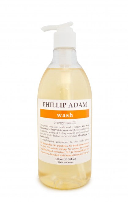 Phillip Adam Wash - Orange Vanilla (400ml) - Lifestyle Markets
