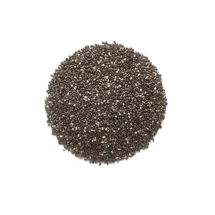 Prana Organic Whole  Black Chia (1kg) - Lifestyle Markets