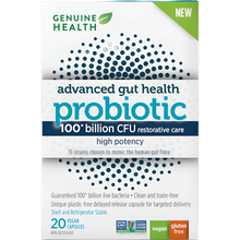 Genuine Health Advanced Gut Health Probiotic High Potency (100B) (30 VCaps) - Lifestyle Markets