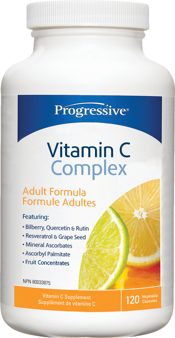 Progressive Vitamin C Complex Adult Formula (120 VCaps) - Lifestyle Markets