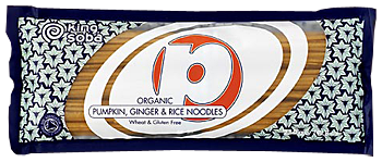 King Soba Organic Pumpkin, Ginger & Rice Noodles (250g) - Lifestyle Markets