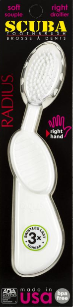 Radius Scuba Right Hand Toothbrush Soft (1 Unit) - Lifestyle Markets