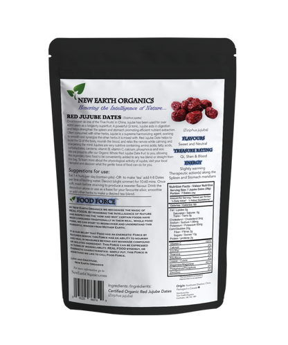 New Earth Organics American Red Jujube Dates (185g) - Lifestyle Markets