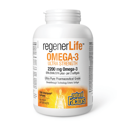 Natural Factors Regenerlife Omega-3 (2200mg)