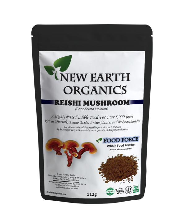 New Earth Organics Reishi Mushroom (112g) - Lifestyle Markets