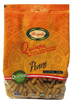 Rizopia Food Products Organic Quinoa Brown Rice Penne Pasta (340g) - Lifestyle Markets