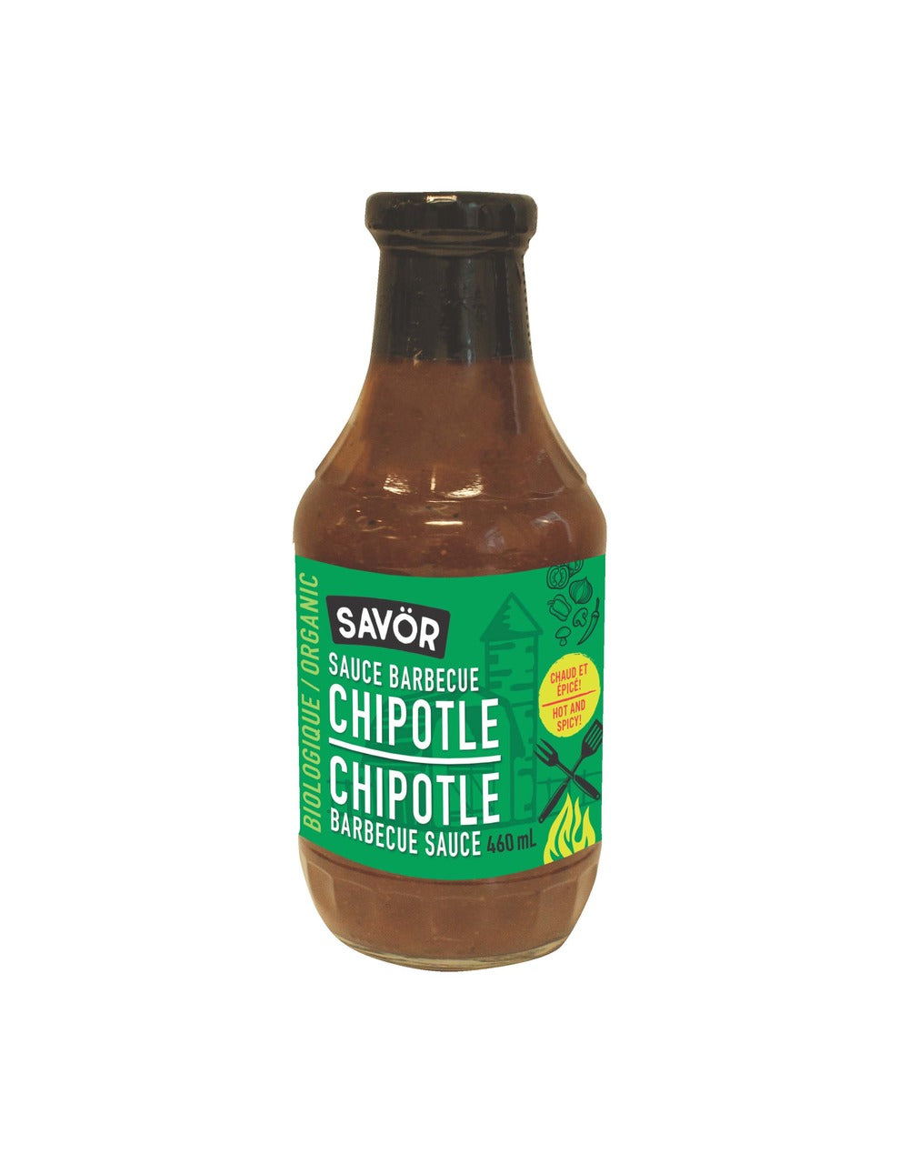 Savor Organic Barbecue Sauce - Chipotle (460ml) - Lifestyle Markets