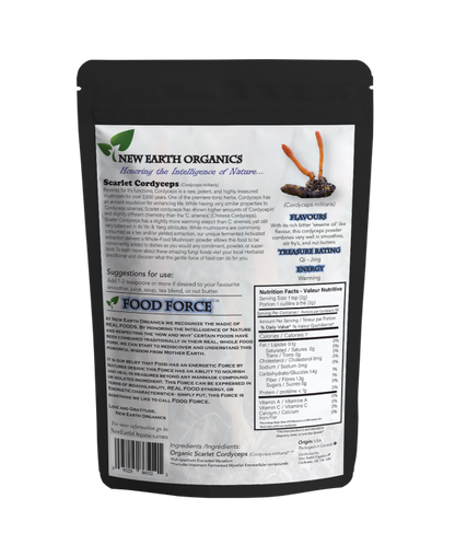 New Earth Organics Scarlet Cordyceps (227g) - Lifestyle Markets