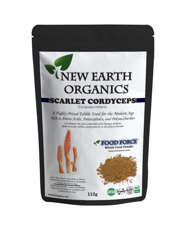 New Earth Organics Scarlet Cordyceps (112g) - Lifestyle Markets