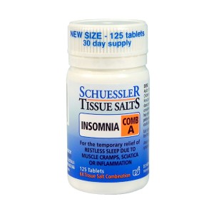 Schuessler Tissue Salts - Insomnia COMB A (125 Tablets) - Lifestyle Markets