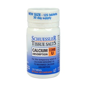 Schuessler Tissue Salts - Calcium Absorption COMB U (125 Tablets) - Lifestyle Markets