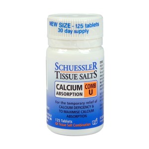 Schuessler Tissue Salts - Calcium Absorption COMB U (125 Tablets) - Lifestyle Markets