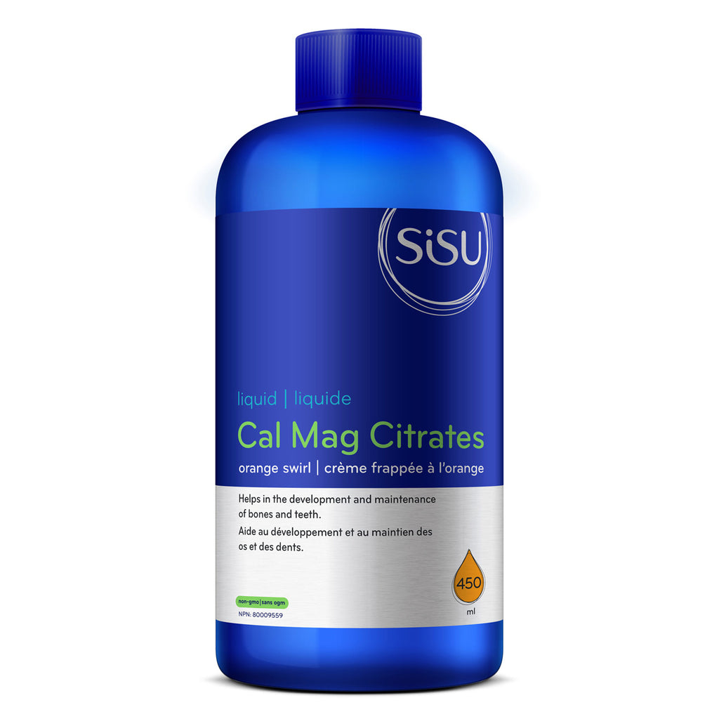 Sisu Calcium & Magnesium Citrate Liquid - Orange (450ml) - Lifestyle Markets