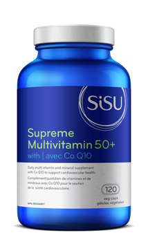 Sisu Supreme MultiVitamin 50+ With Co Q10 (120 Veg Caps) - Lifestyle Markets