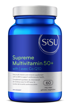 Sisu Supreme MultiVitamin 50+ With Co Q10 (60 Veg Caps) - Lifestyle Markets