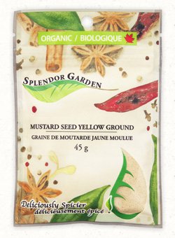 Splendor Garden Organic Mustard Seed Yellow Ground (45g) - Lifestyle Markets