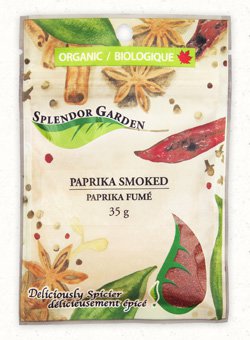 Splendor Garden Organic Paprika Smoked (35g) - Lifestyle Markets