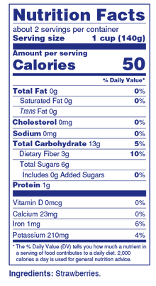 Stahlbush Frozen Strawberries (300g) - Lifestyle Markets