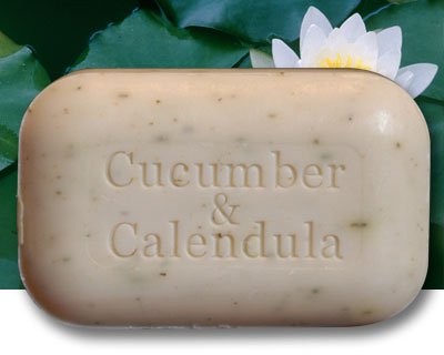 The Soap Works Cucumber & Calendula Bar Soap (110g) - Lifestyle Markets