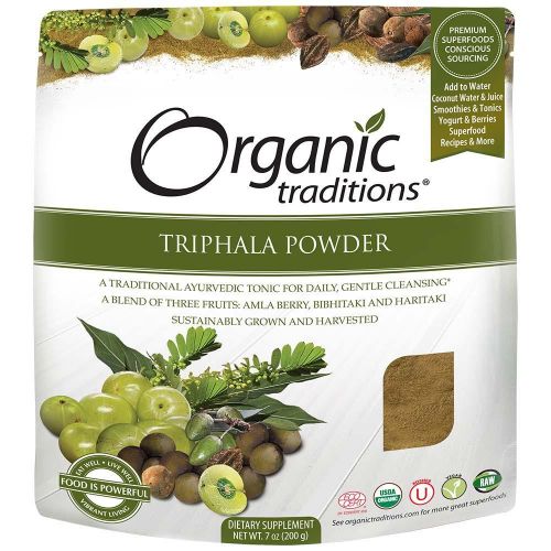 Organic Traditions Triphala Powder (200g) - Lifestyle Markets