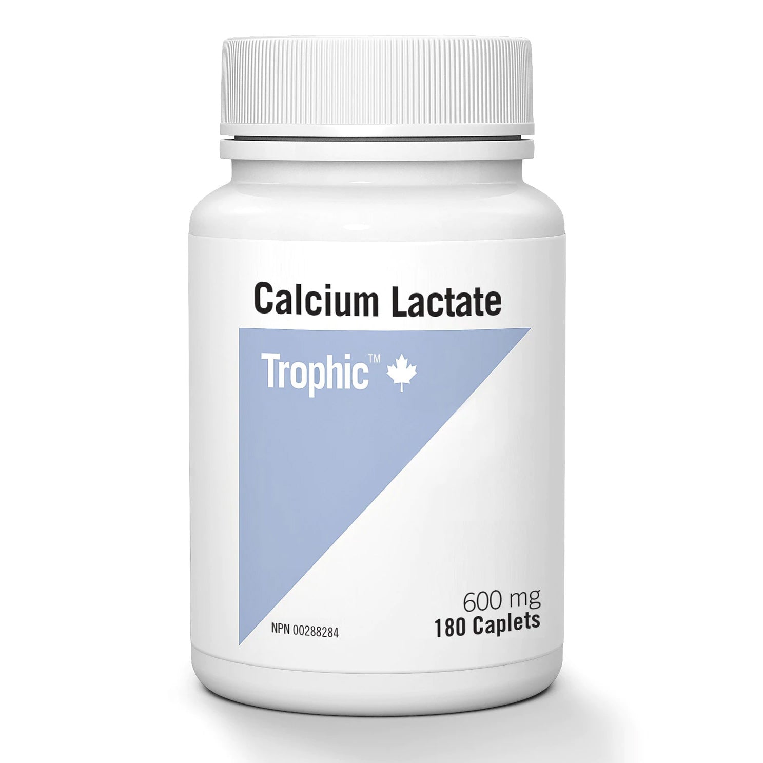 Trophic Calcium Lactate (180 Caplets) - Lifestyle Markets