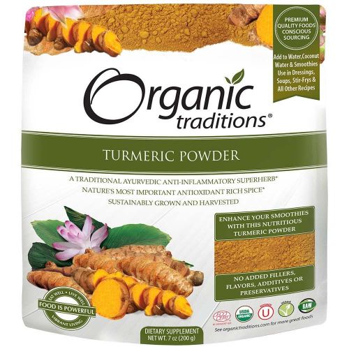 Organic Traditions Organic Turmeric Powder (200g) - Lifestyle Markets