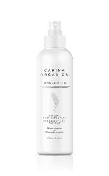 Carina Deodorant - Unscented (250ml) - Lifestyle Markets