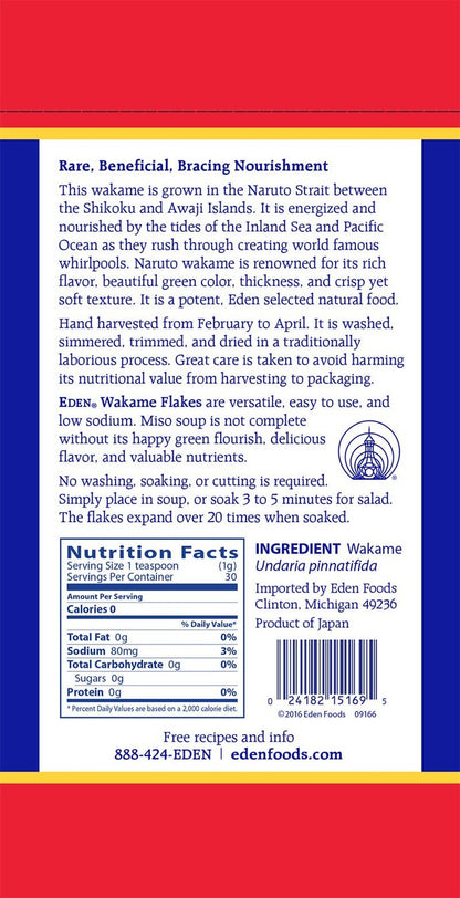 Eden Wakame Flakes (30g) - Lifestyle Markets