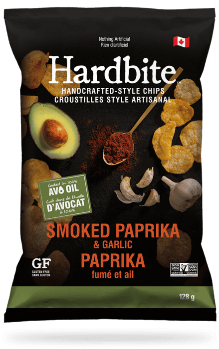 Hardbite Avocado Oil Potato Chips - Smoked Paprika & Garlic (128g) - Lifestyle Markets