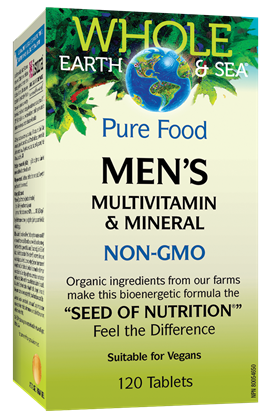 Whole Earth & Sea Men's Multivitamin & Mineral (120 Tablets) - Lifestyle Markets