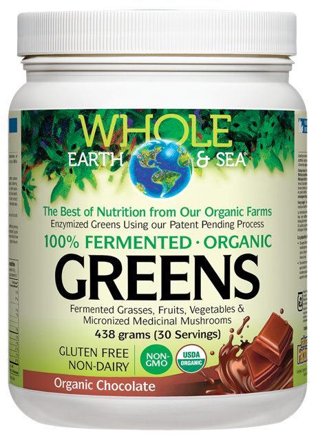Whole Earth & Sea Fermented Greens - Chocolate (438g) - Lifestyle Markets